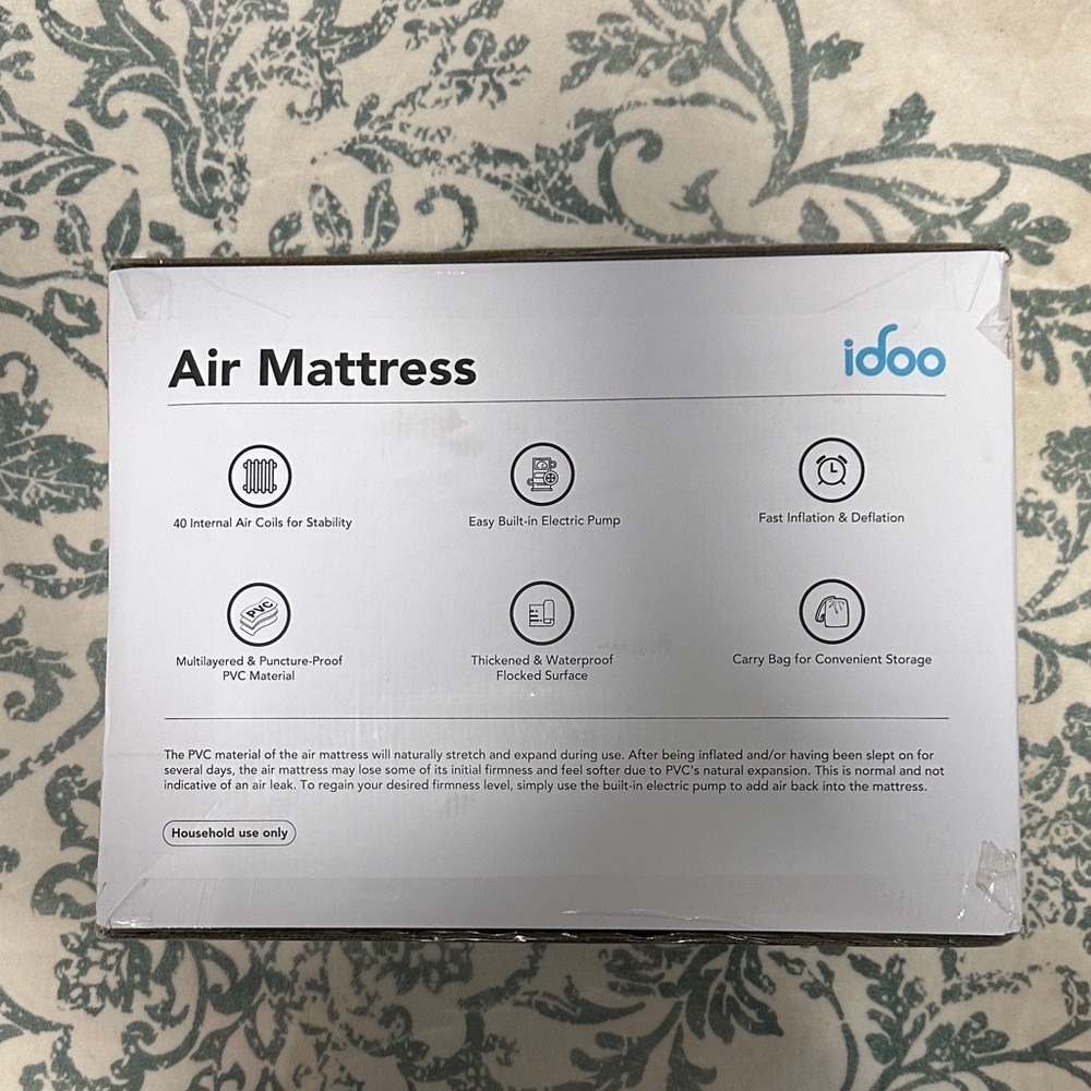 Air Mattress - Queen Size, Gray - Picture 5 of 5